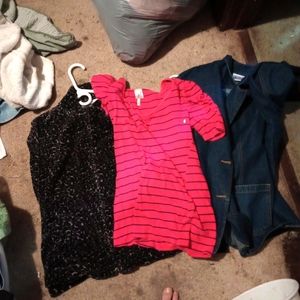 One jacket and two shirts